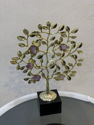Gold crystals tree decor DH-item 01109